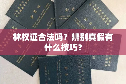 全国林权证合法吗?辨别真假有什么技巧?